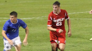 Andrew Kovacevic in action versus #6 Creighton Aug. 18, 2015 at Shea Stadium Courtesy Bob Hunt - Photographer