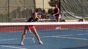 Alejandra de Lasa and Ashley Thai in action during the 2015 Bradley Invitational Courtesy BradleyBraves.com